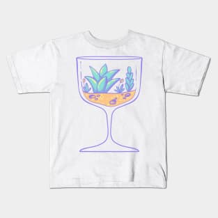 Genderfaun Potion Terrarium Hidden colors Kids T-Shirt